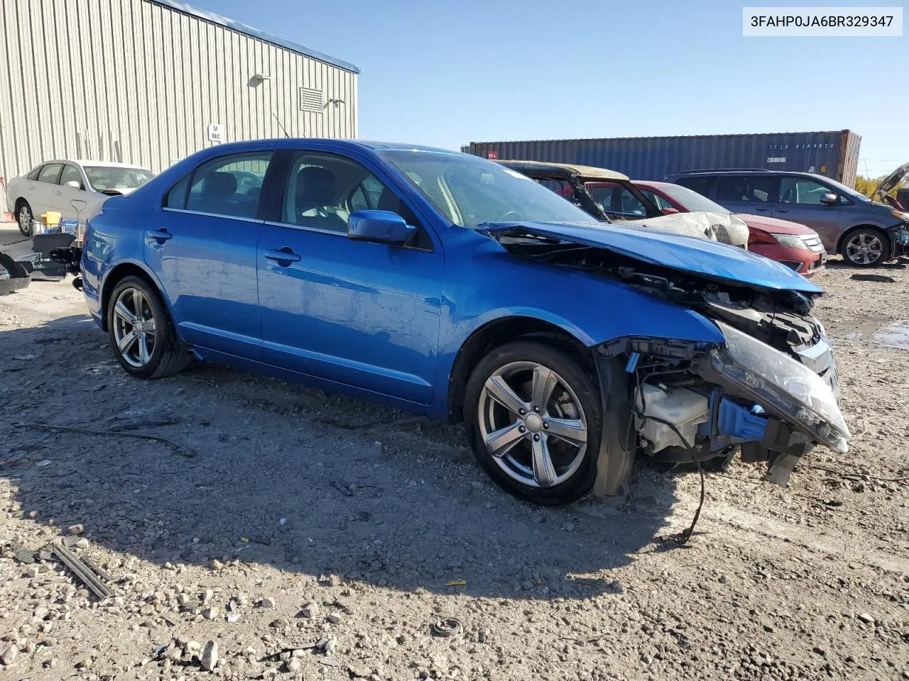 3FAHP0JA6BR329347 2011 Ford Fusion Sel