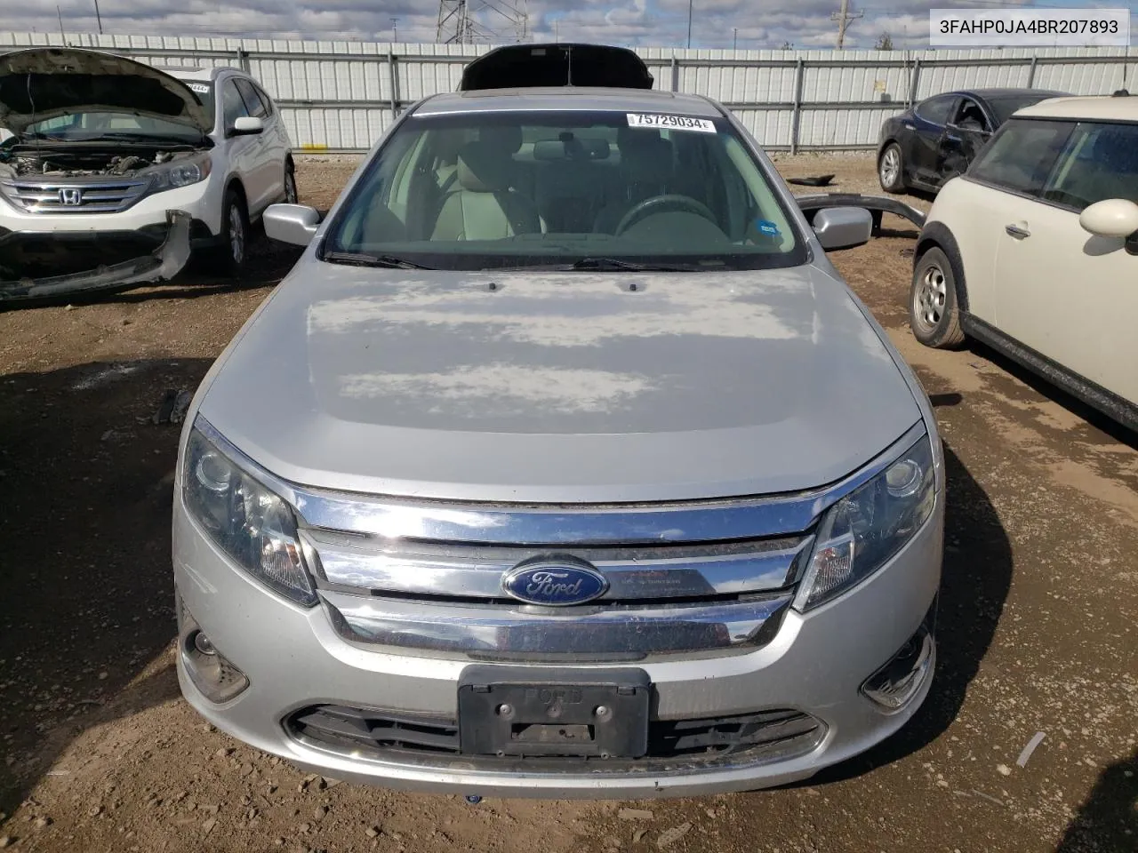 3FAHP0JA4BR207893 2011 Ford Fusion Sel