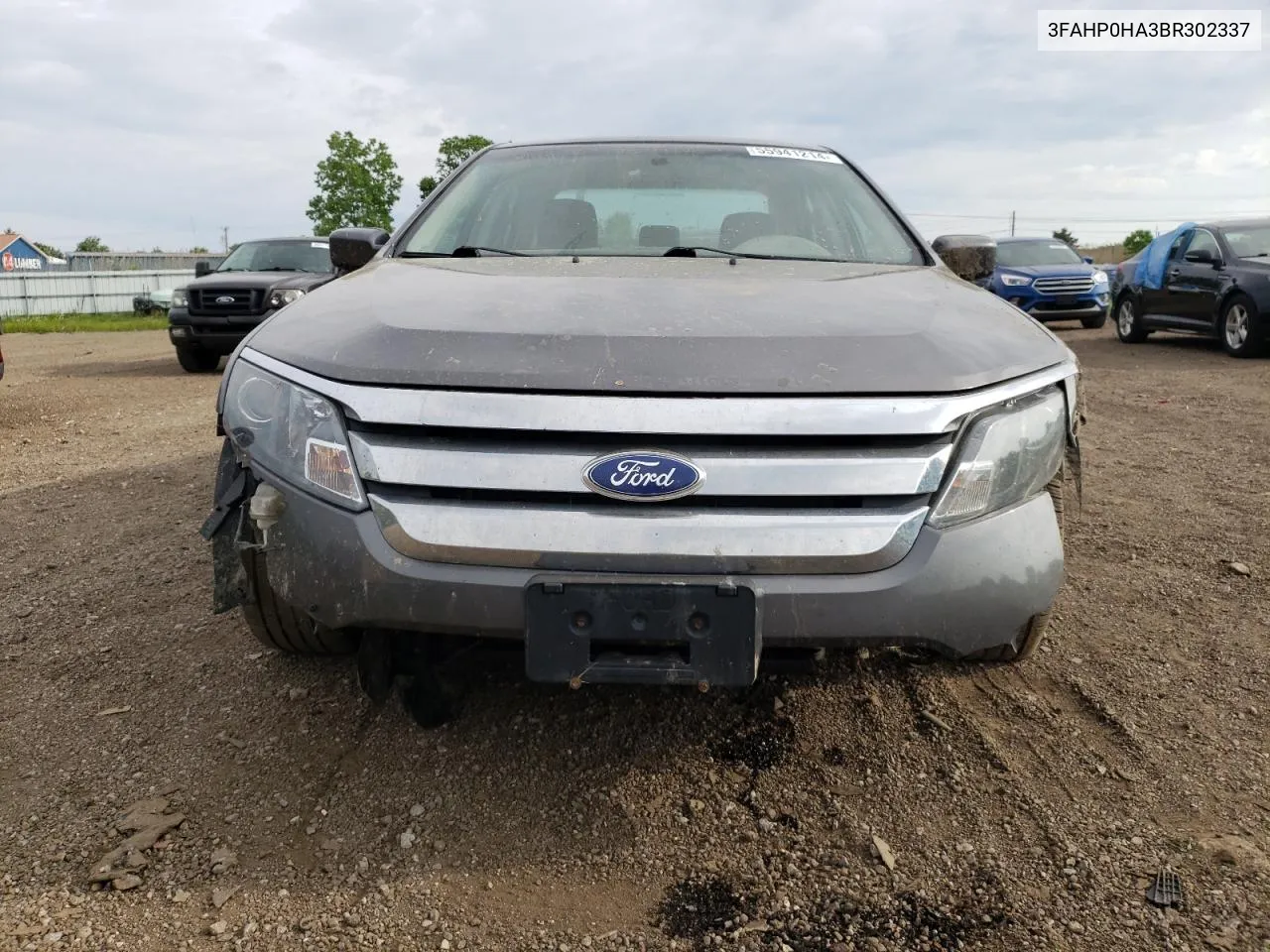 2011 Ford Fusion Se VIN: 3FAHP0HA3BR302337 Lot: 75733794