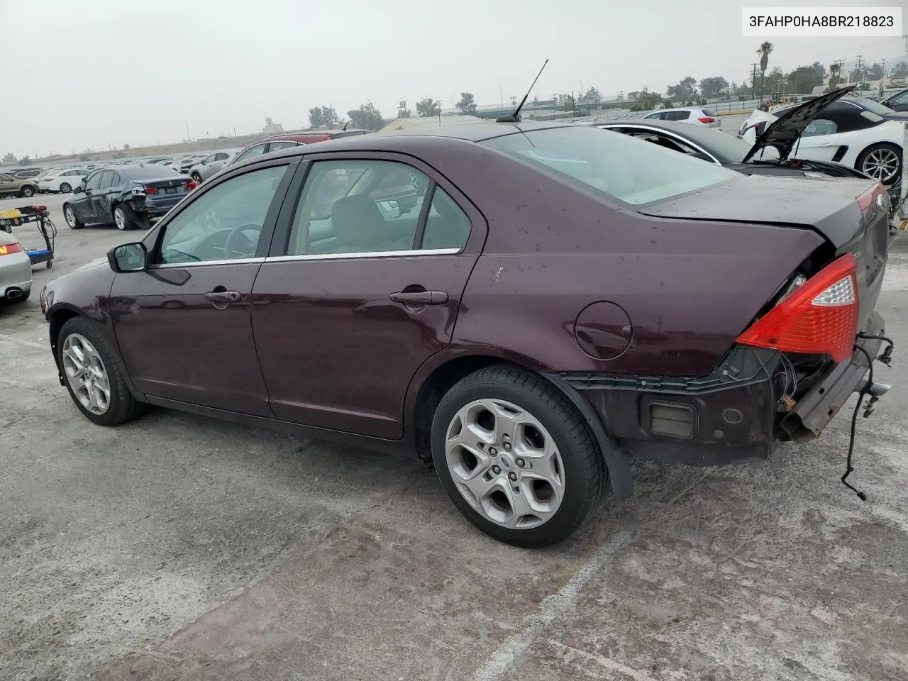 2011 Ford Fusion Se VIN: 3FAHP0HA8BR218823 Lot: 76731704