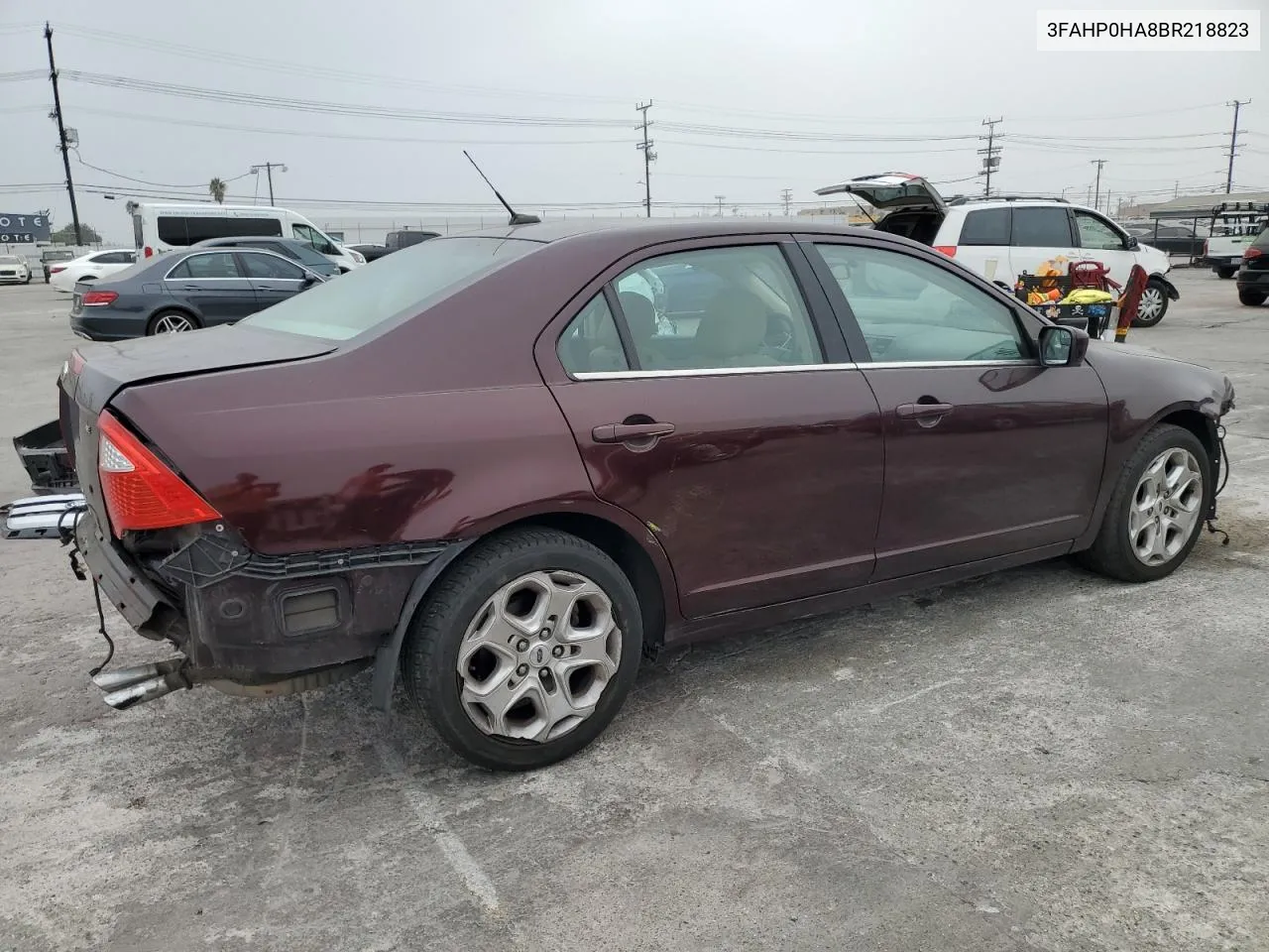 2011 Ford Fusion Se VIN: 3FAHP0HA8BR218823 Lot: 76731704