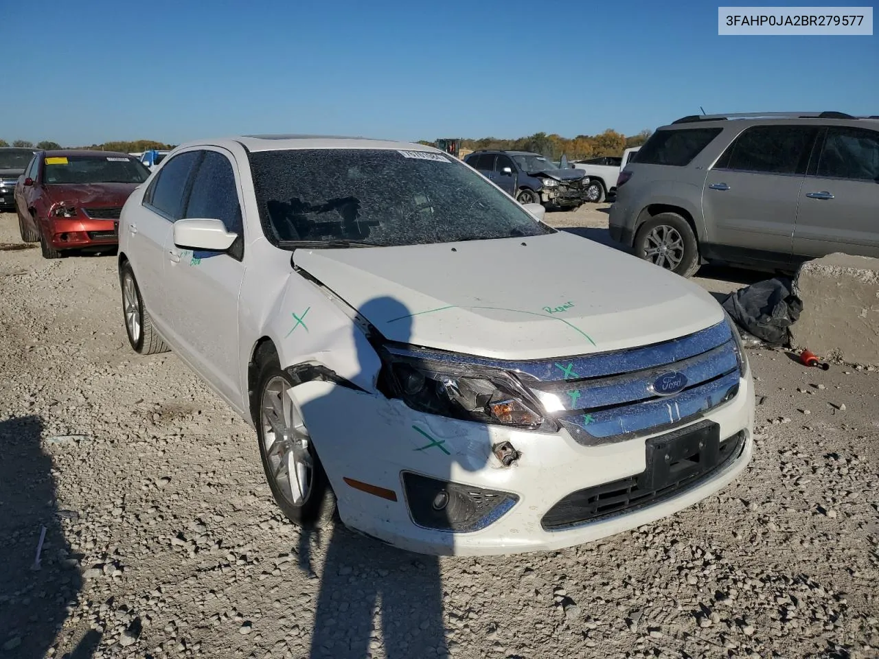 2011 Ford Fusion Sel VIN: 3FAHP0JA2BR279577 Lot: 76761084