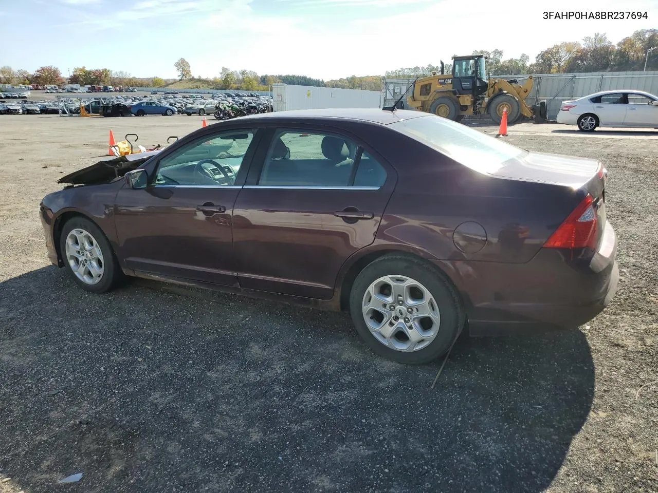 2011 Ford Fusion Se VIN: 3FAHP0HA8BR237694 Lot: 76823954