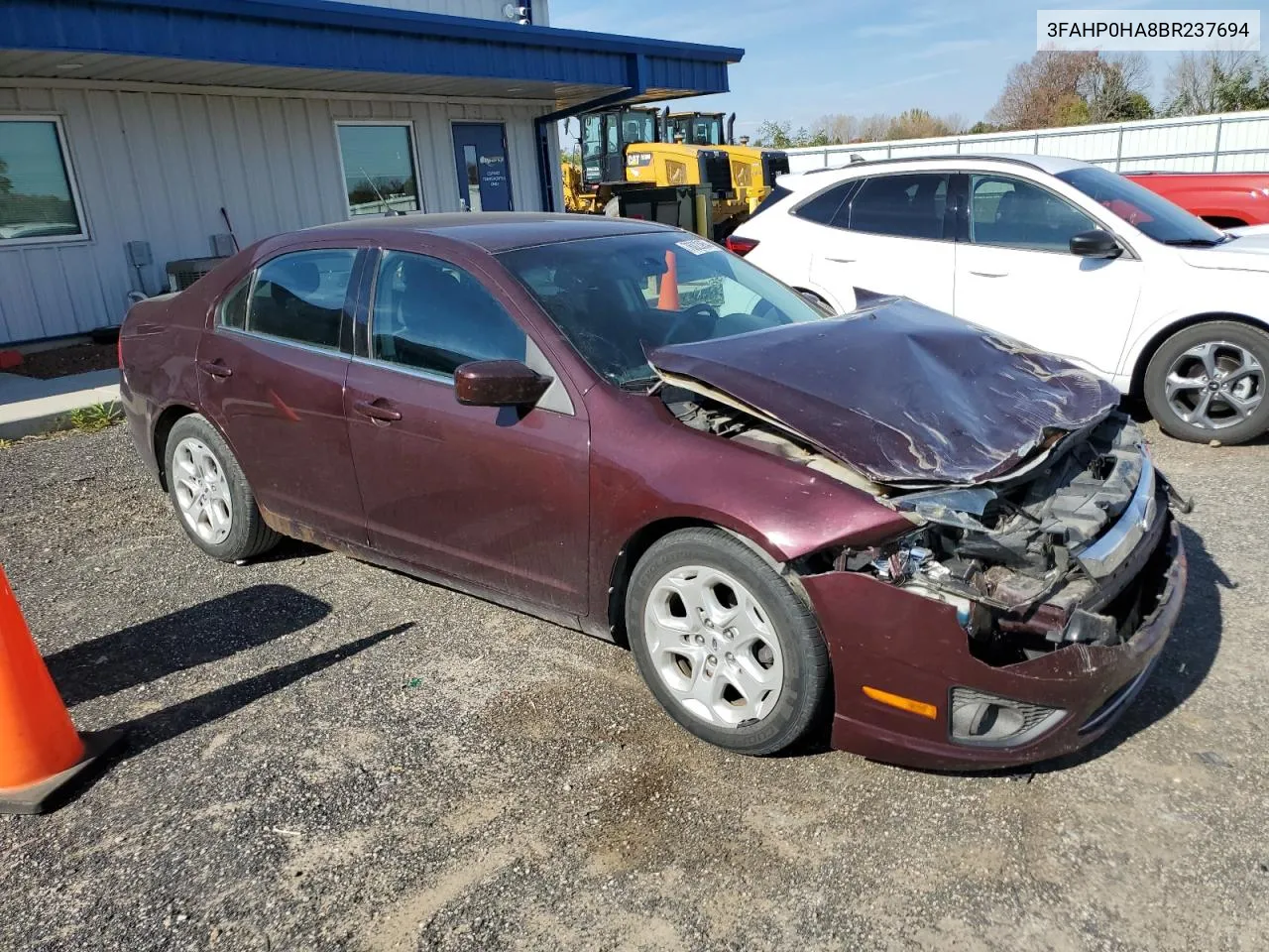 2011 Ford Fusion Se VIN: 3FAHP0HA8BR237694 Lot: 76823954