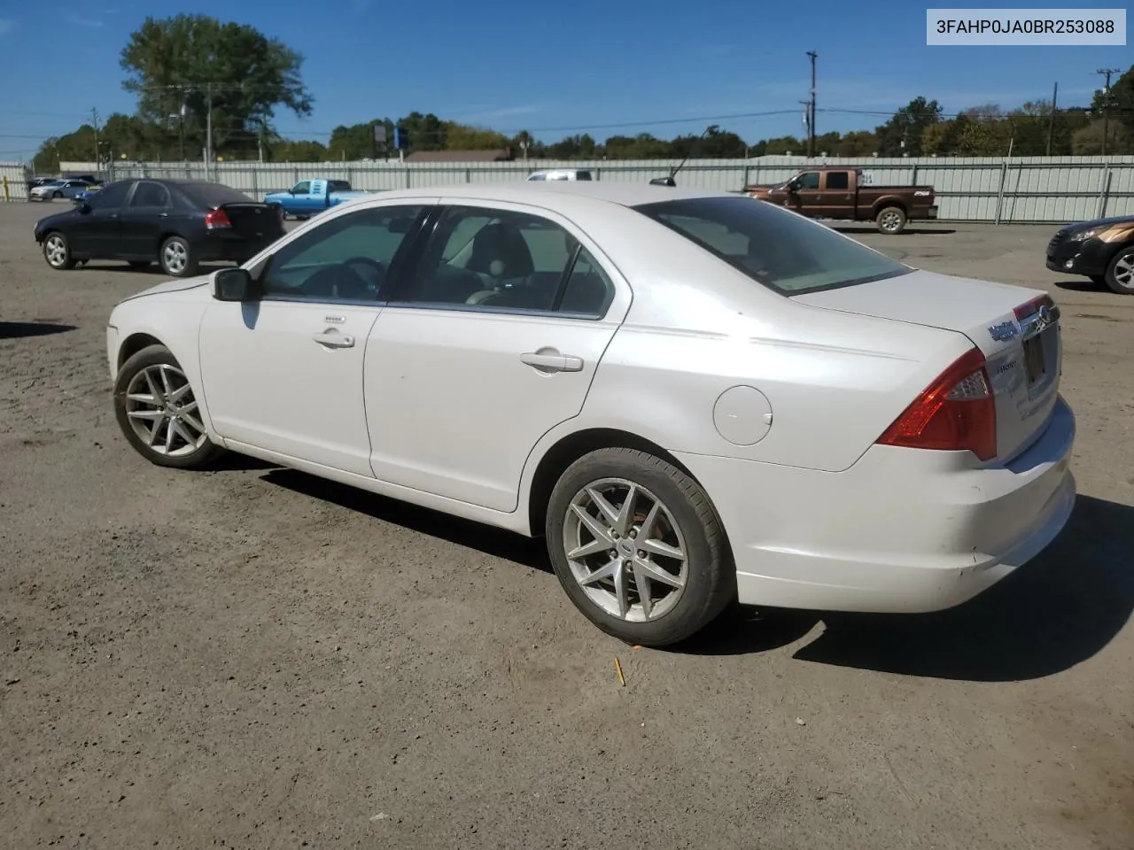 2011 Ford Fusion Sel VIN: 3FAHP0JA0BR253088 Lot: 76887684