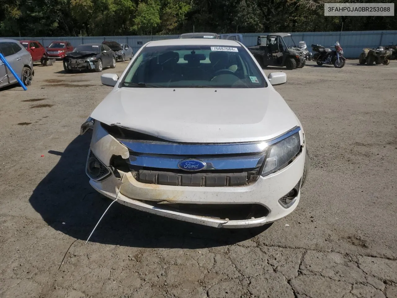 2011 Ford Fusion Sel VIN: 3FAHP0JA0BR253088 Lot: 76887684