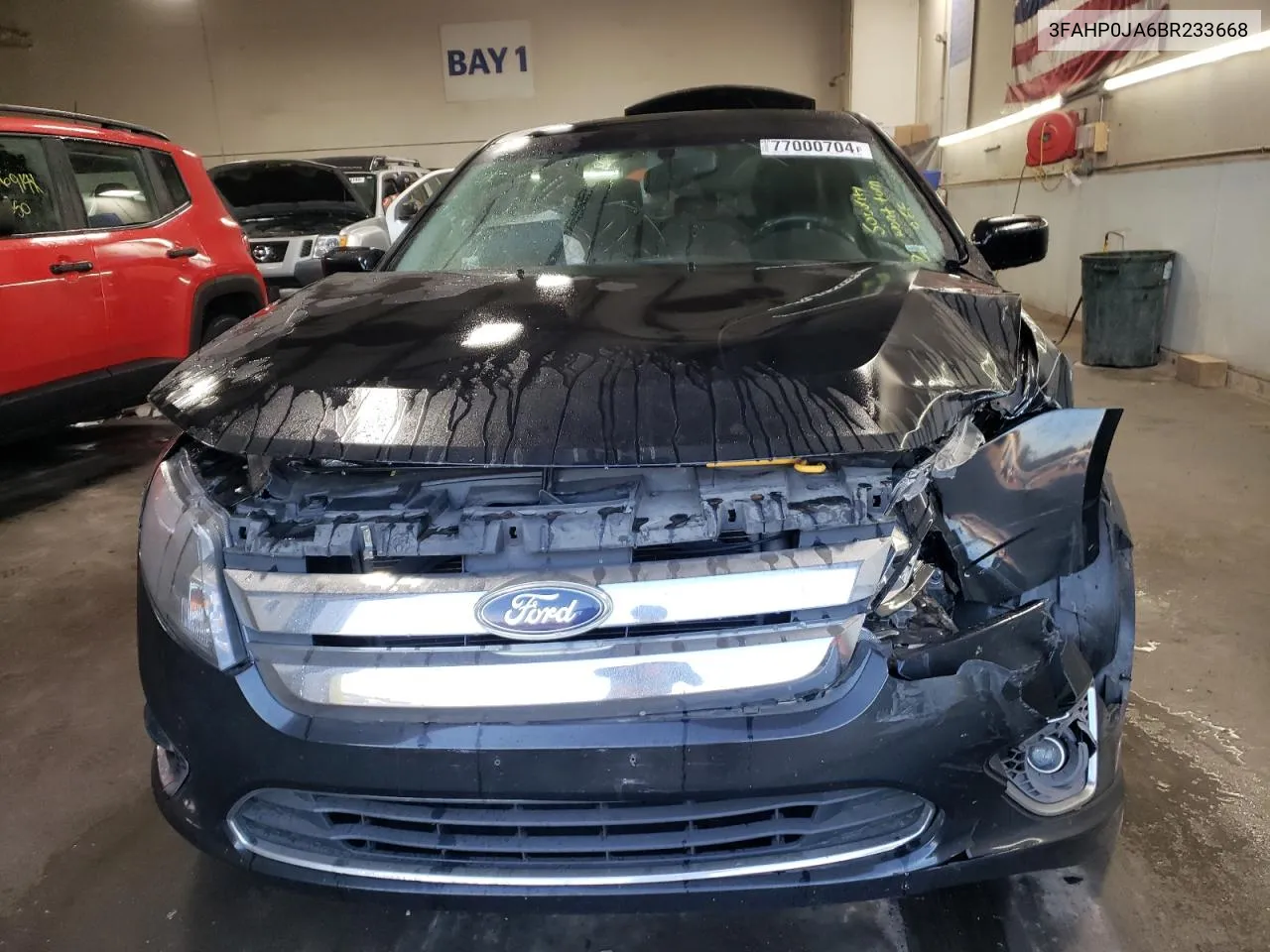 2011 Ford Fusion Sel VIN: 3FAHP0JA6BR233668 Lot: 77000704