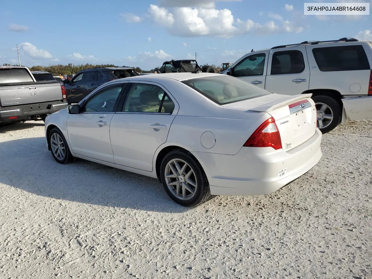 2011 Ford Fusion Sel VIN: 3FAHP0JA4BR164608 Lot: 77310084