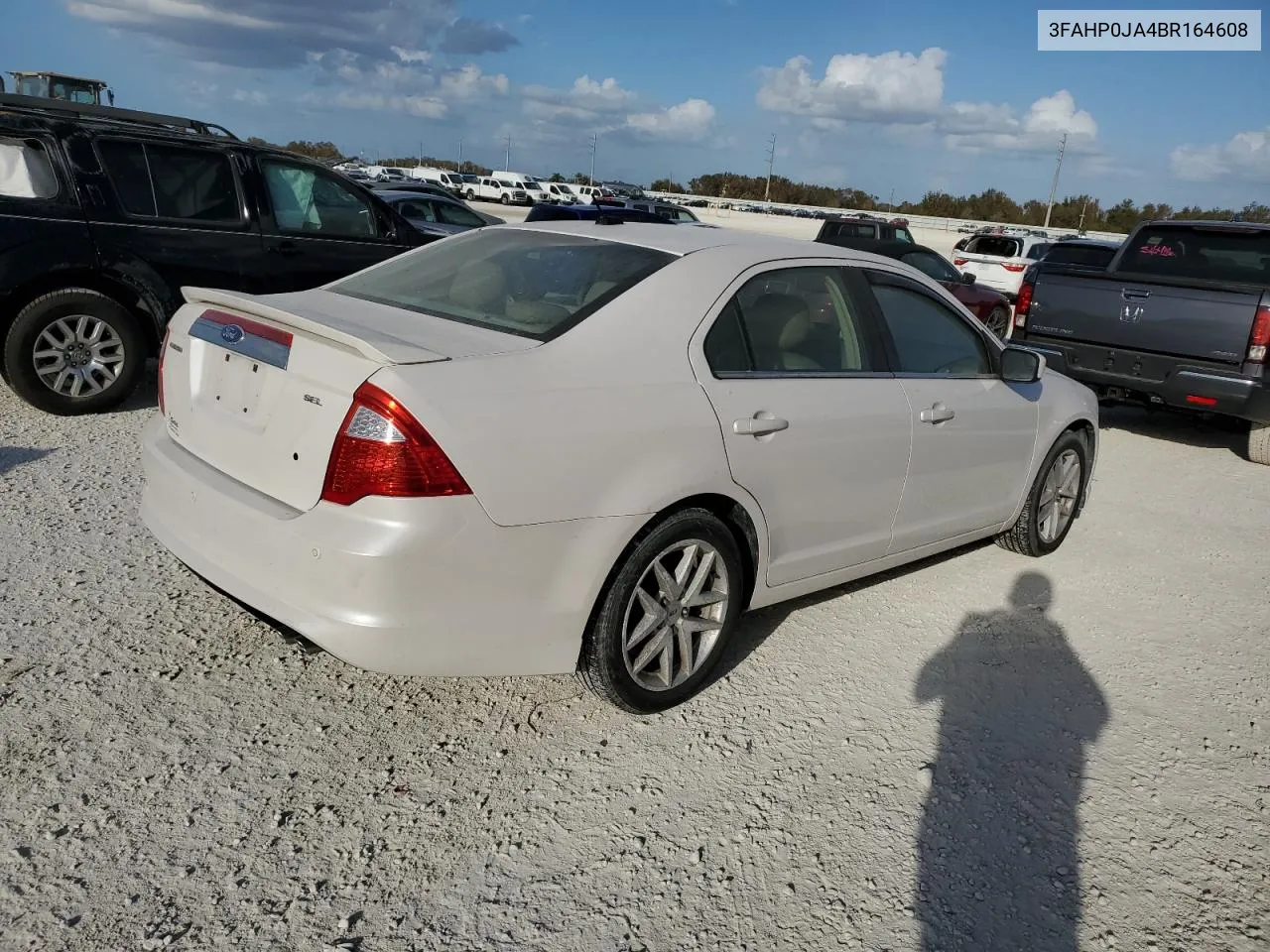 2011 Ford Fusion Sel VIN: 3FAHP0JA4BR164608 Lot: 77310084