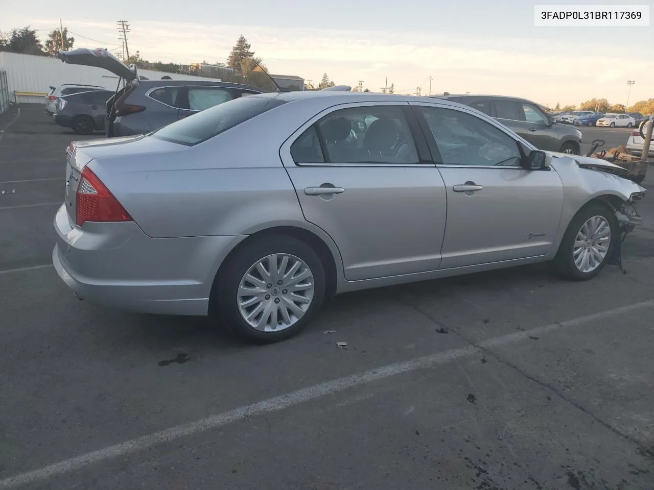 2011 Ford Fusion Hybrid VIN: 3FADP0L31BR117369 Lot: 77498634