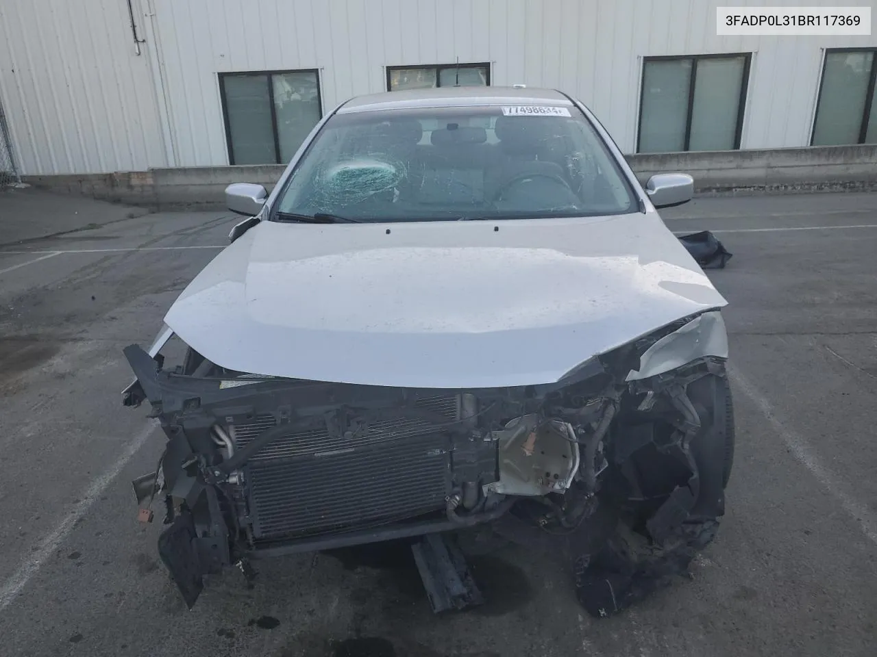 2011 Ford Fusion Hybrid VIN: 3FADP0L31BR117369 Lot: 77498634