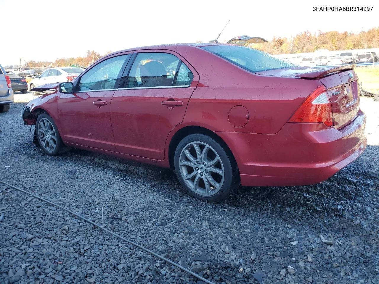 2011 Ford Fusion Se VIN: 3FAHP0HA6BR314997 Lot: 77561944