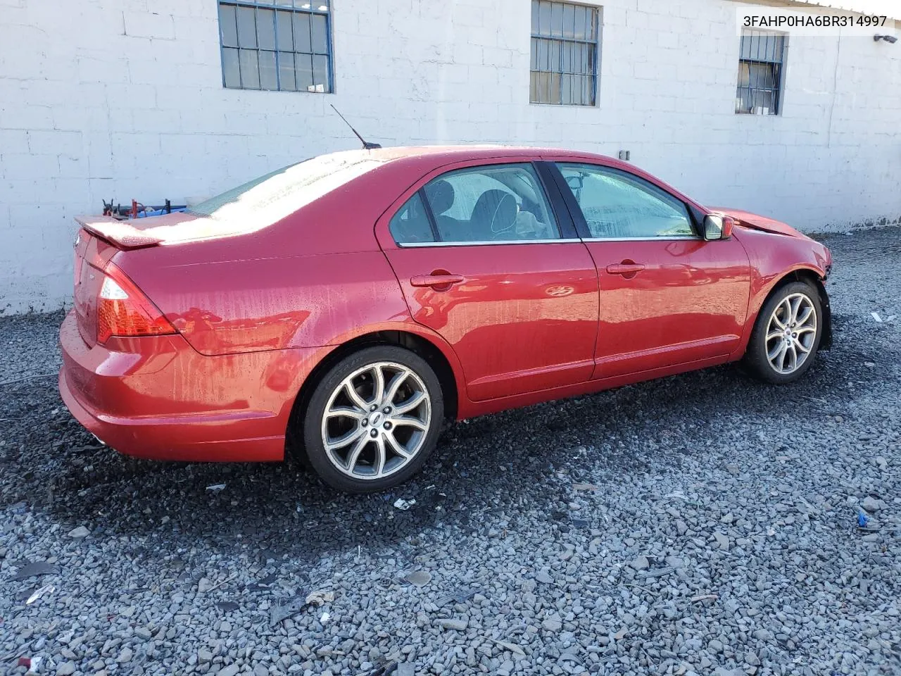 2011 Ford Fusion Se VIN: 3FAHP0HA6BR314997 Lot: 77561944