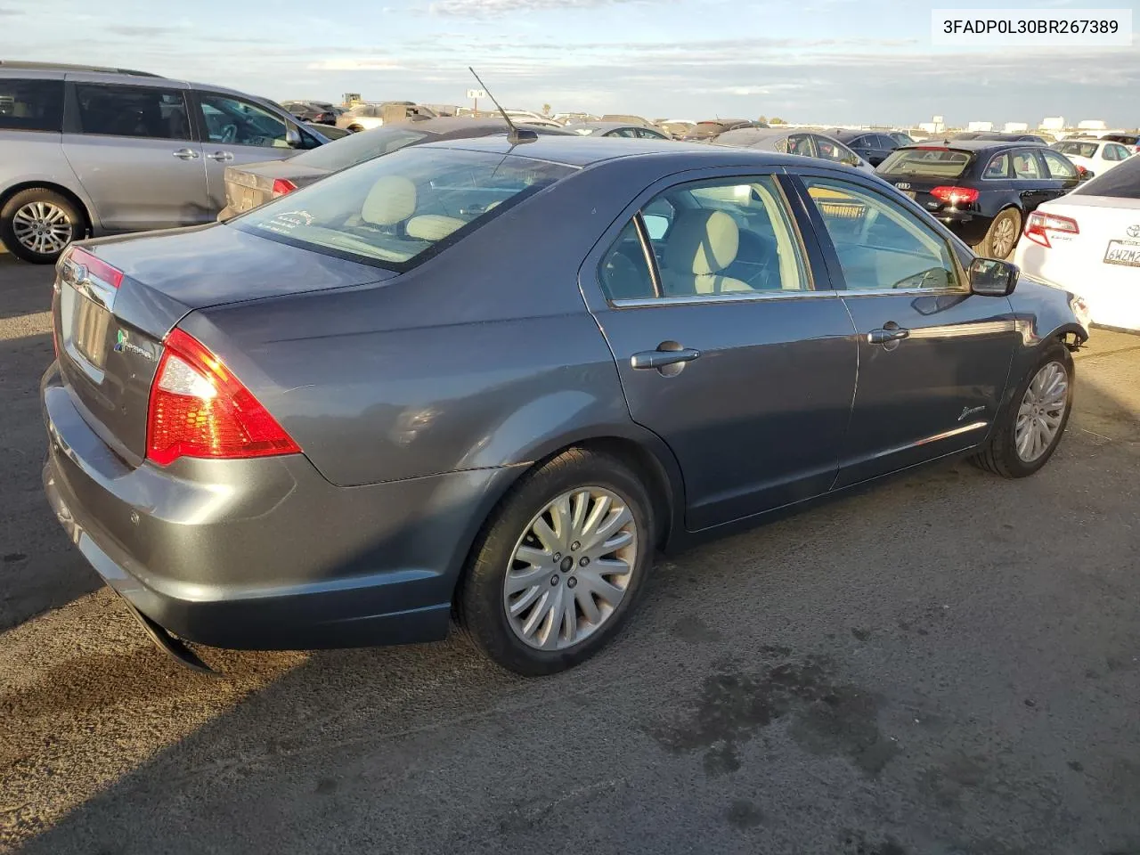 2011 Ford Fusion Hybrid VIN: 3FADP0L30BR267389 Lot: 78226544