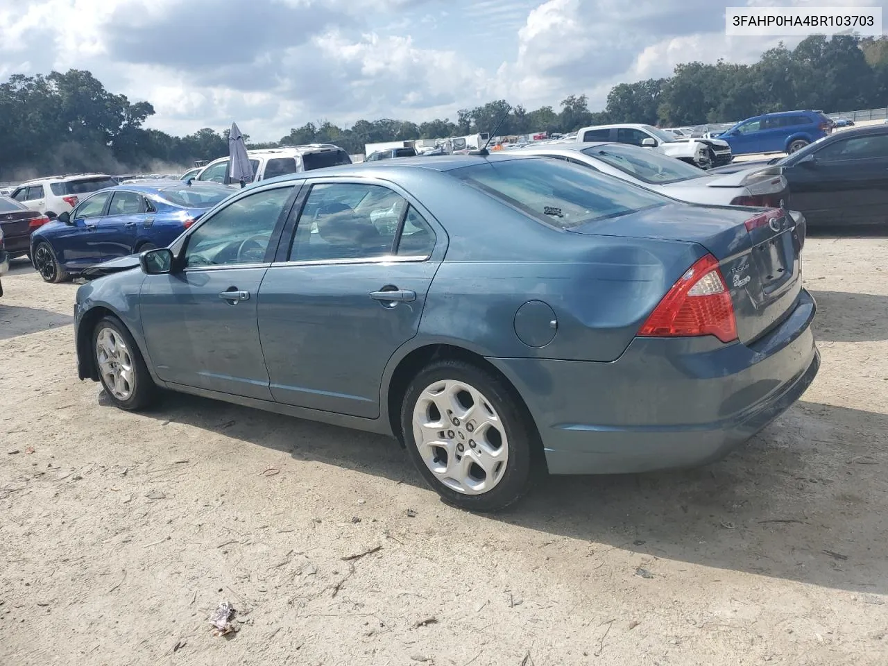 2011 Ford Fusion Se VIN: 3FAHP0HA4BR103703 Lot: 78232404