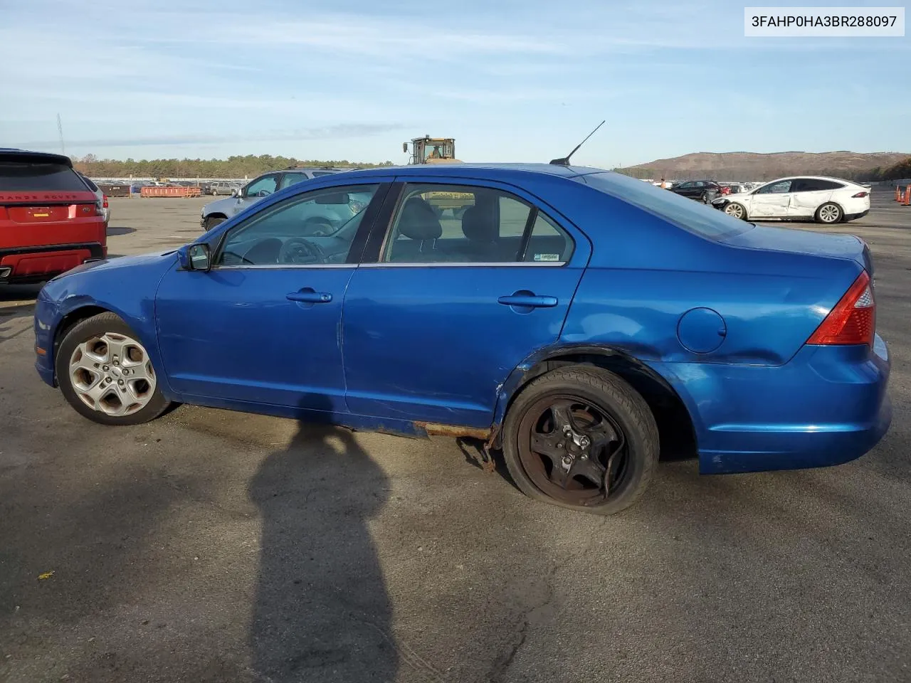 2011 Ford Fusion Se VIN: 3FAHP0HA3BR288097 Lot: 78527674