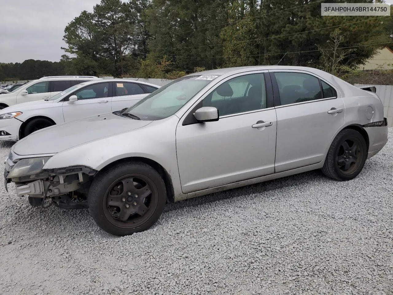 2011 Ford Fusion Se VIN: 3FAHP0HA9BR144750 Lot: 78664214