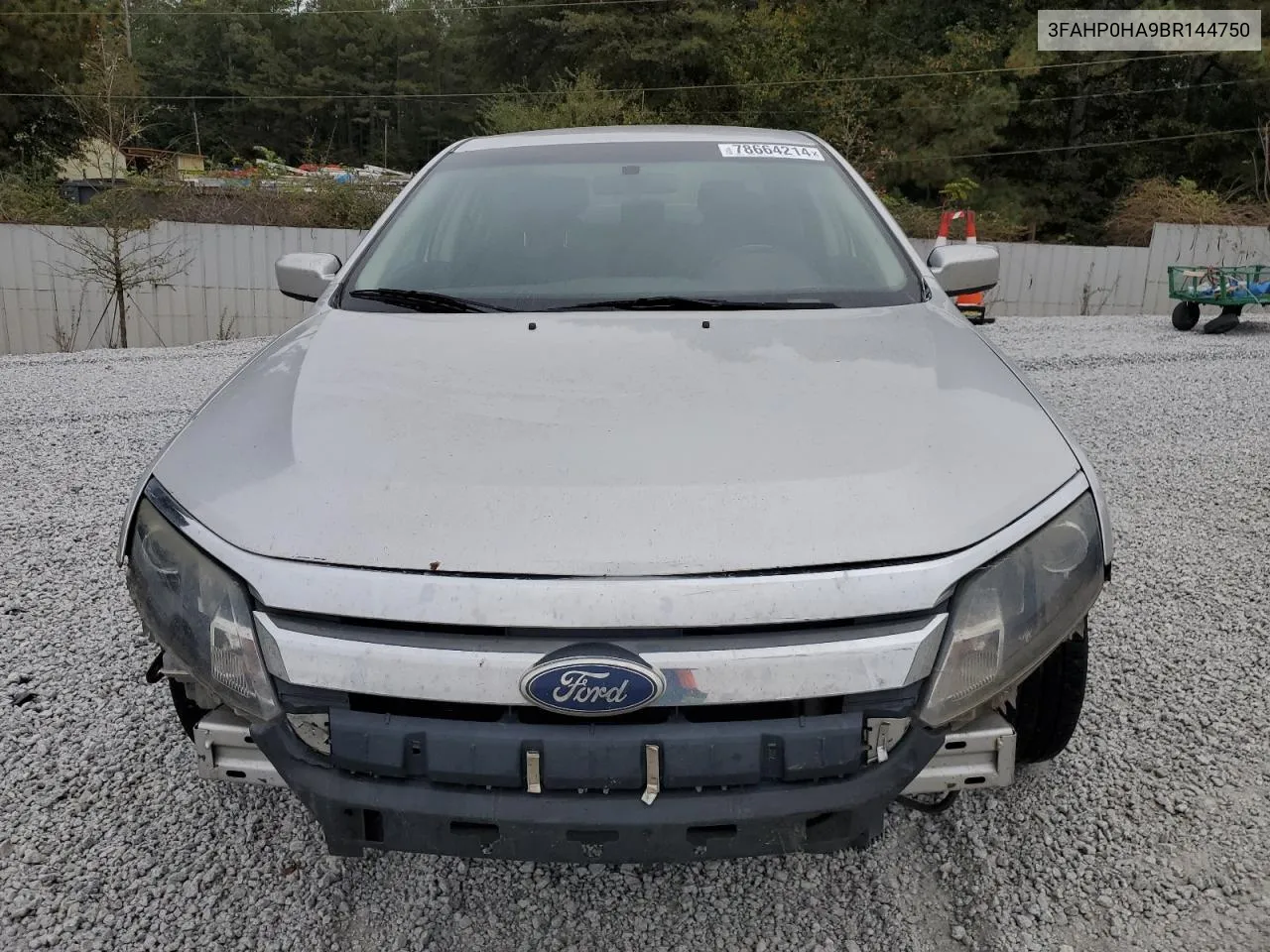 2011 Ford Fusion Se VIN: 3FAHP0HA9BR144750 Lot: 78664214