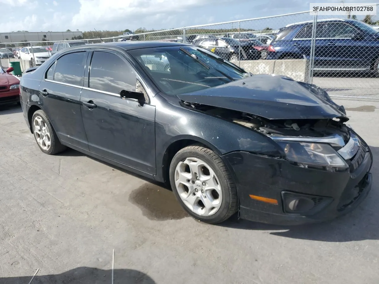 2011 Ford Fusion Se VIN: 3FAHP0HA0BR102788 Lot: 78705324