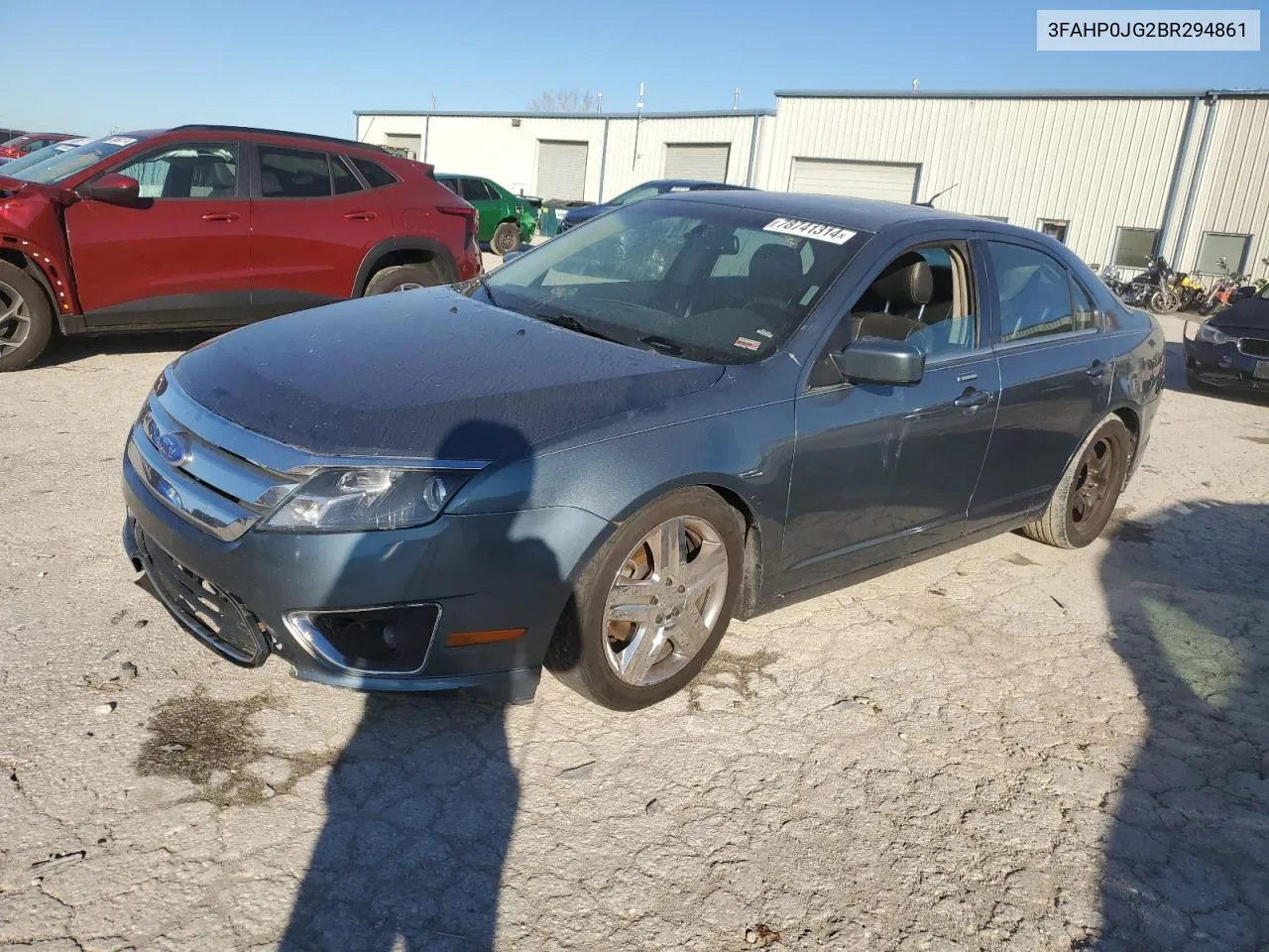 3FAHP0JG2BR294861 2011 Ford Fusion Sel