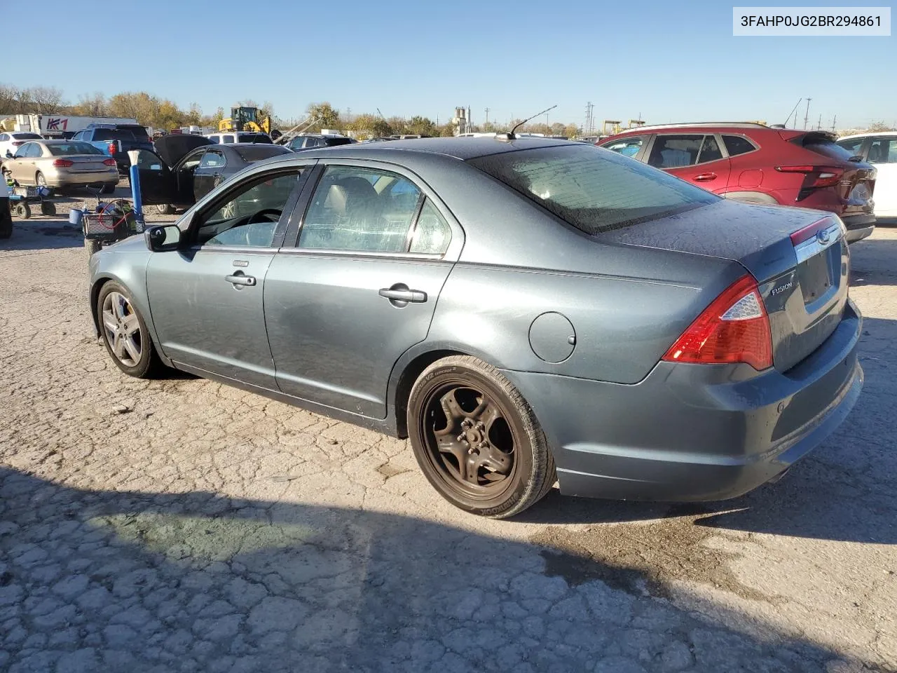 3FAHP0JG2BR294861 2011 Ford Fusion Sel