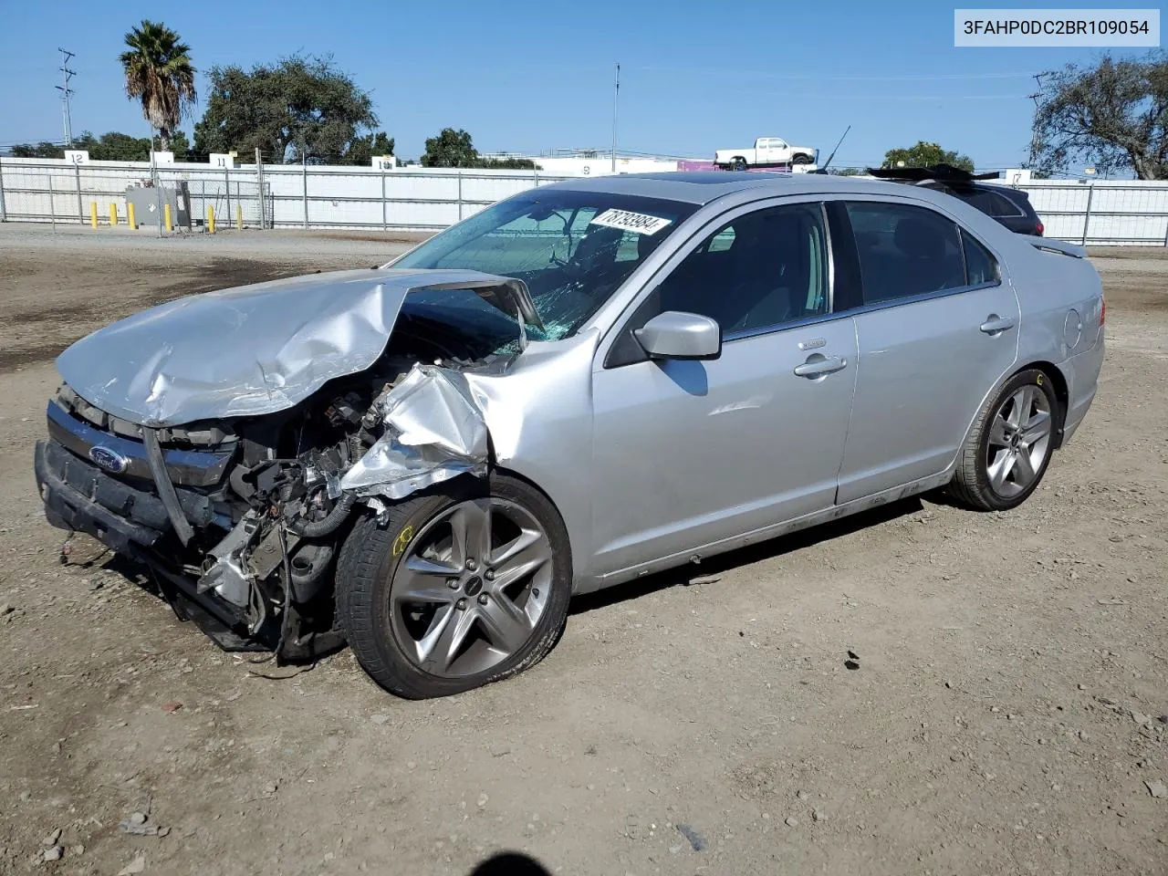 2011 Ford Fusion Sport VIN: 3FAHP0DC2BR109054 Lot: 78793984