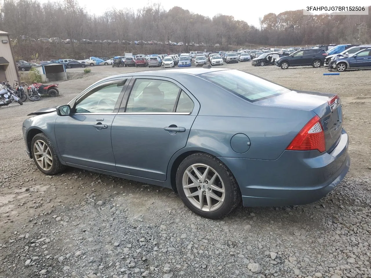 2011 Ford Fusion Sel VIN: 3FAHP0JG7BR152506 Lot: 78815644