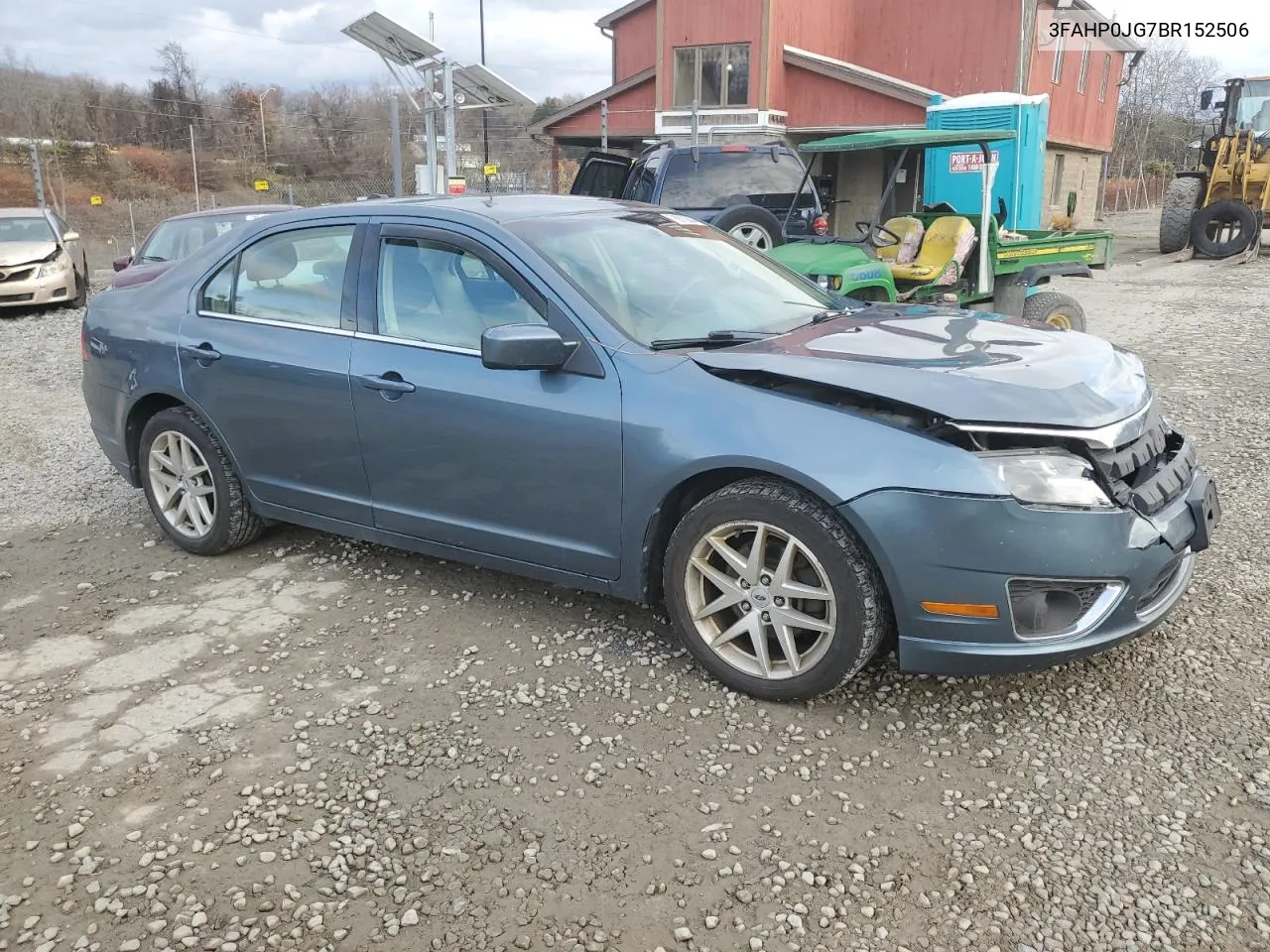 2011 Ford Fusion Sel VIN: 3FAHP0JG7BR152506 Lot: 78815644