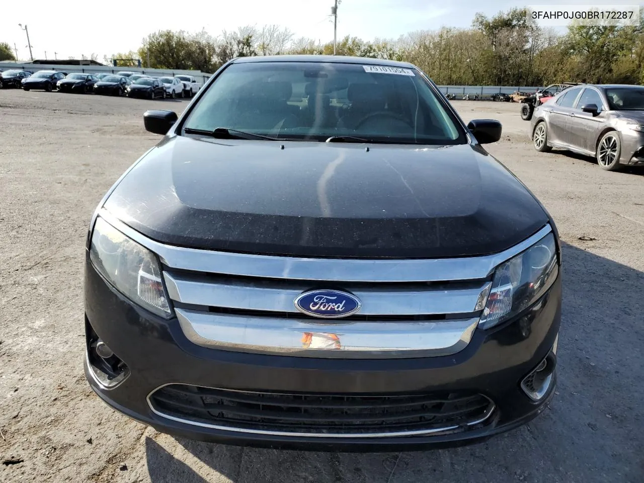 2011 Ford Fusion Sel VIN: 3FAHP0JG0BR172287 Lot: 79101554