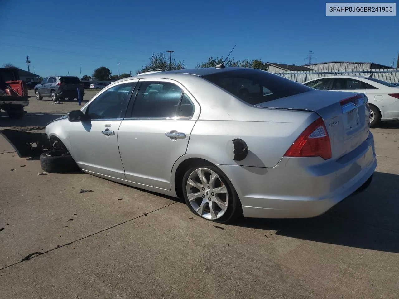 2011 Ford Fusion Sel VIN: 3FAHP0JG6BR241905 Lot: 79219294