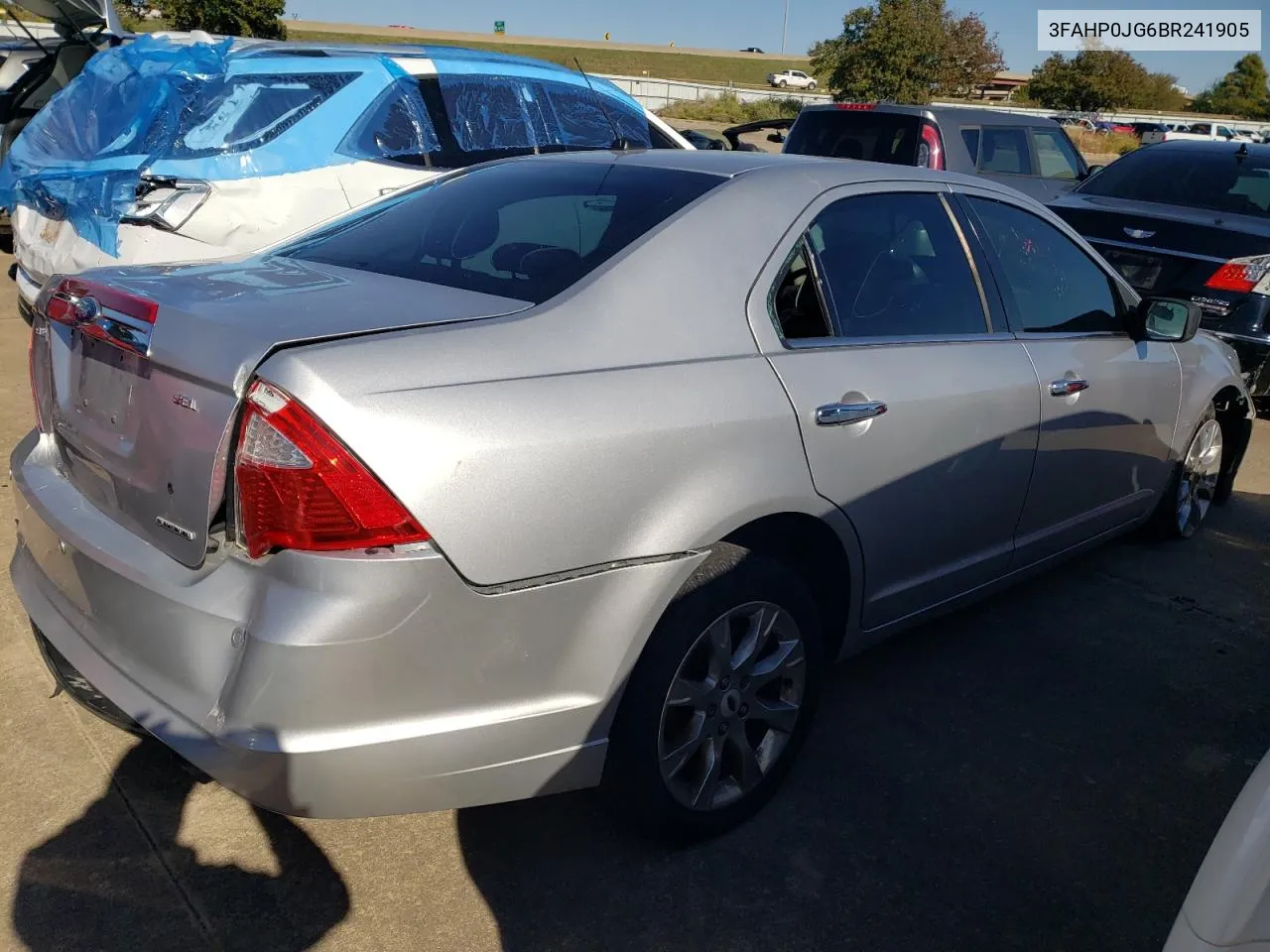 2011 Ford Fusion Sel VIN: 3FAHP0JG6BR241905 Lot: 79219294