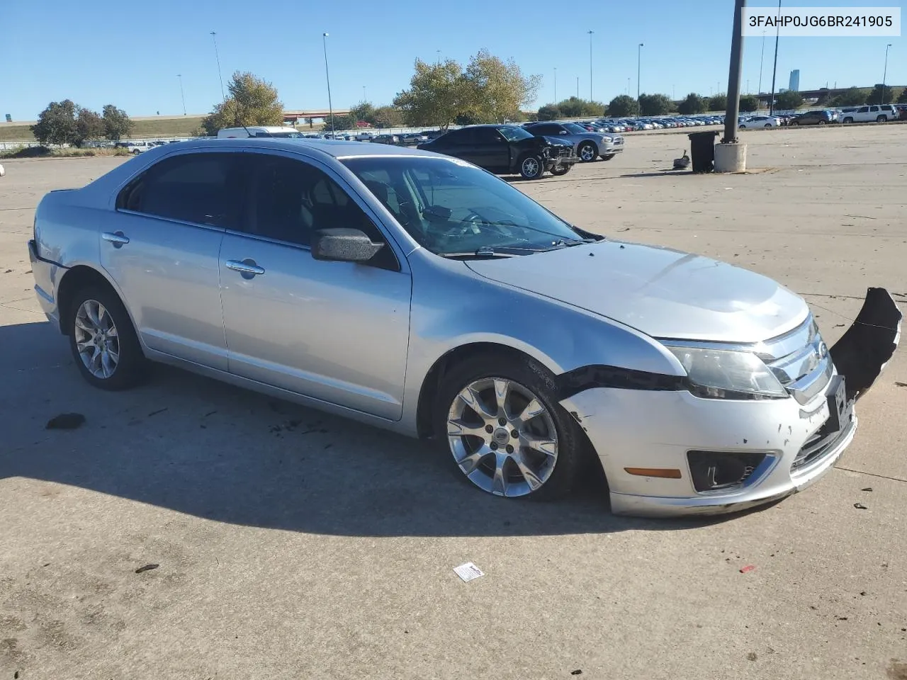 2011 Ford Fusion Sel VIN: 3FAHP0JG6BR241905 Lot: 79219294