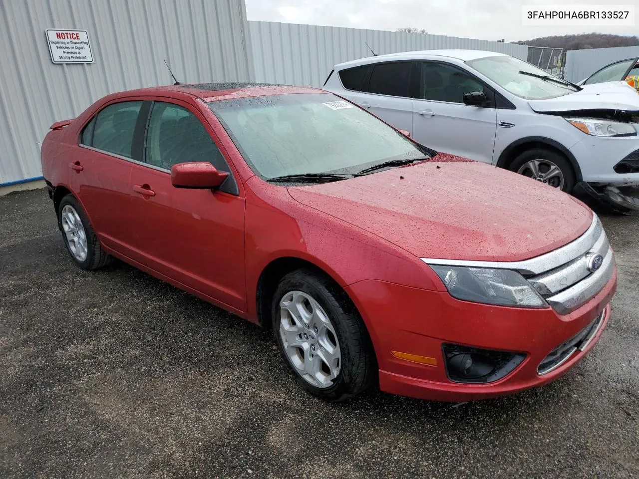 2011 Ford Fusion Se VIN: 3FAHP0HA6BR133527 Lot: 79235224