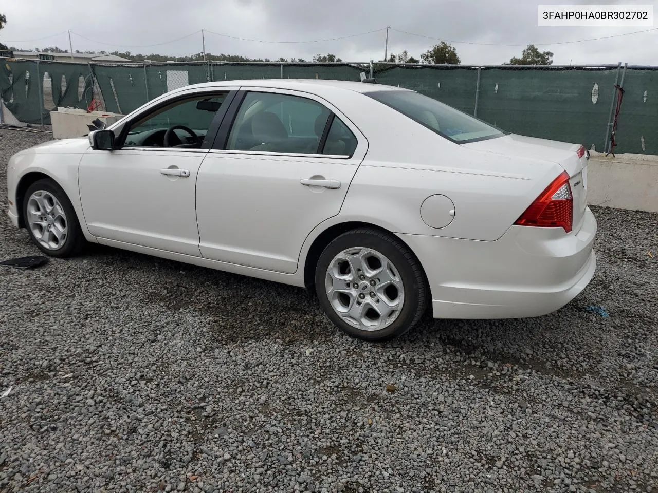 2011 Ford Fusion Se VIN: 3FAHP0HA0BR302702 Lot: 79355604