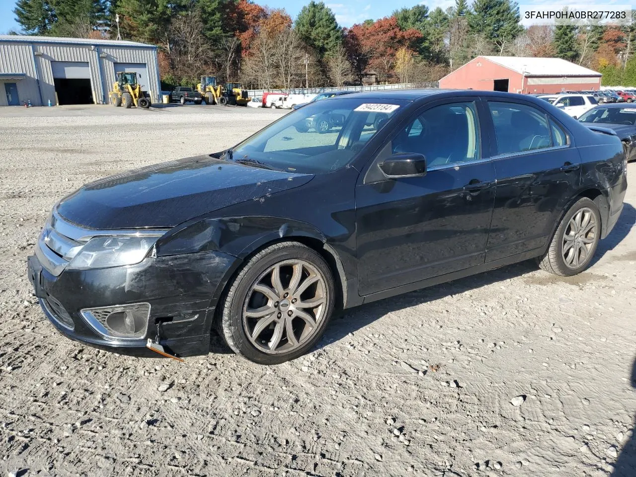 2011 Ford Fusion Se VIN: 3FAHP0HA0BR277283 Lot: 79423184