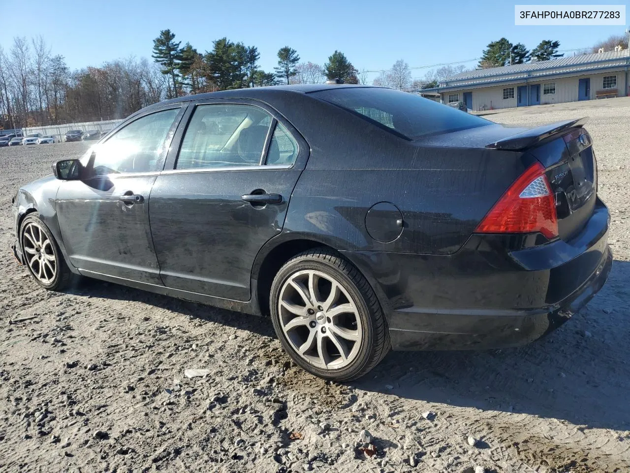 2011 Ford Fusion Se VIN: 3FAHP0HA0BR277283 Lot: 79423184