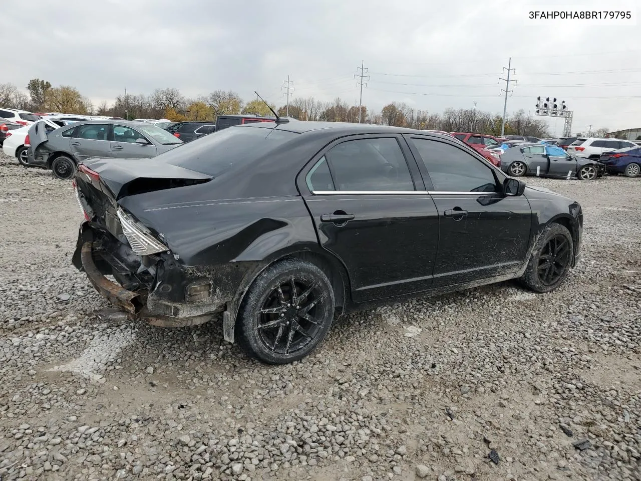 2011 Ford Fusion Se VIN: 3FAHP0HA8BR179795 Lot: 79559794