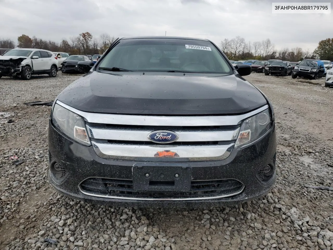 2011 Ford Fusion Se VIN: 3FAHP0HA8BR179795 Lot: 79559794