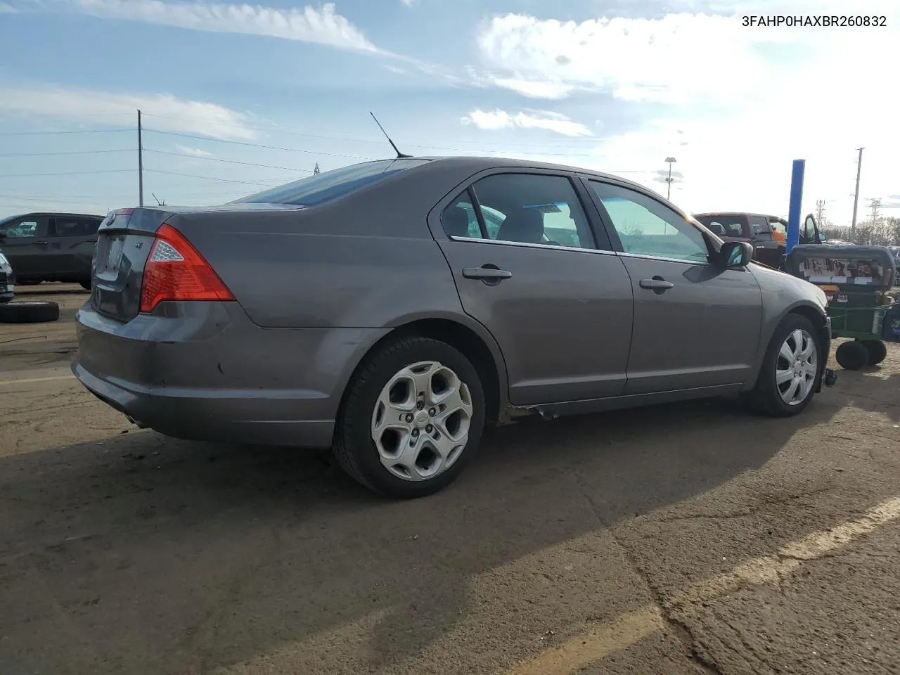 2011 Ford Fusion Se VIN: 3FAHP0HAXBR260832 Lot: 79633784