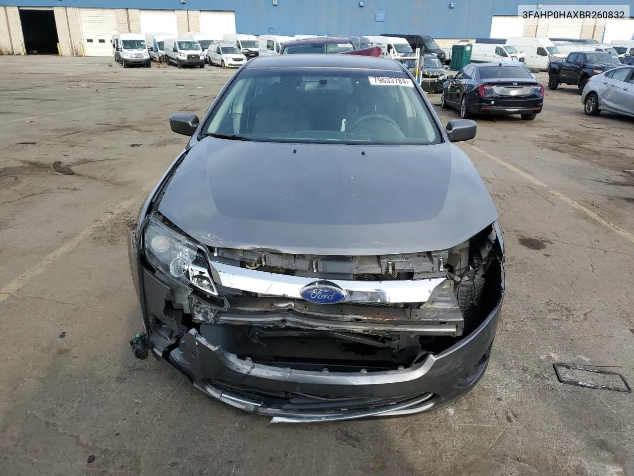 2011 Ford Fusion Se VIN: 3FAHP0HAXBR260832 Lot: 79633784