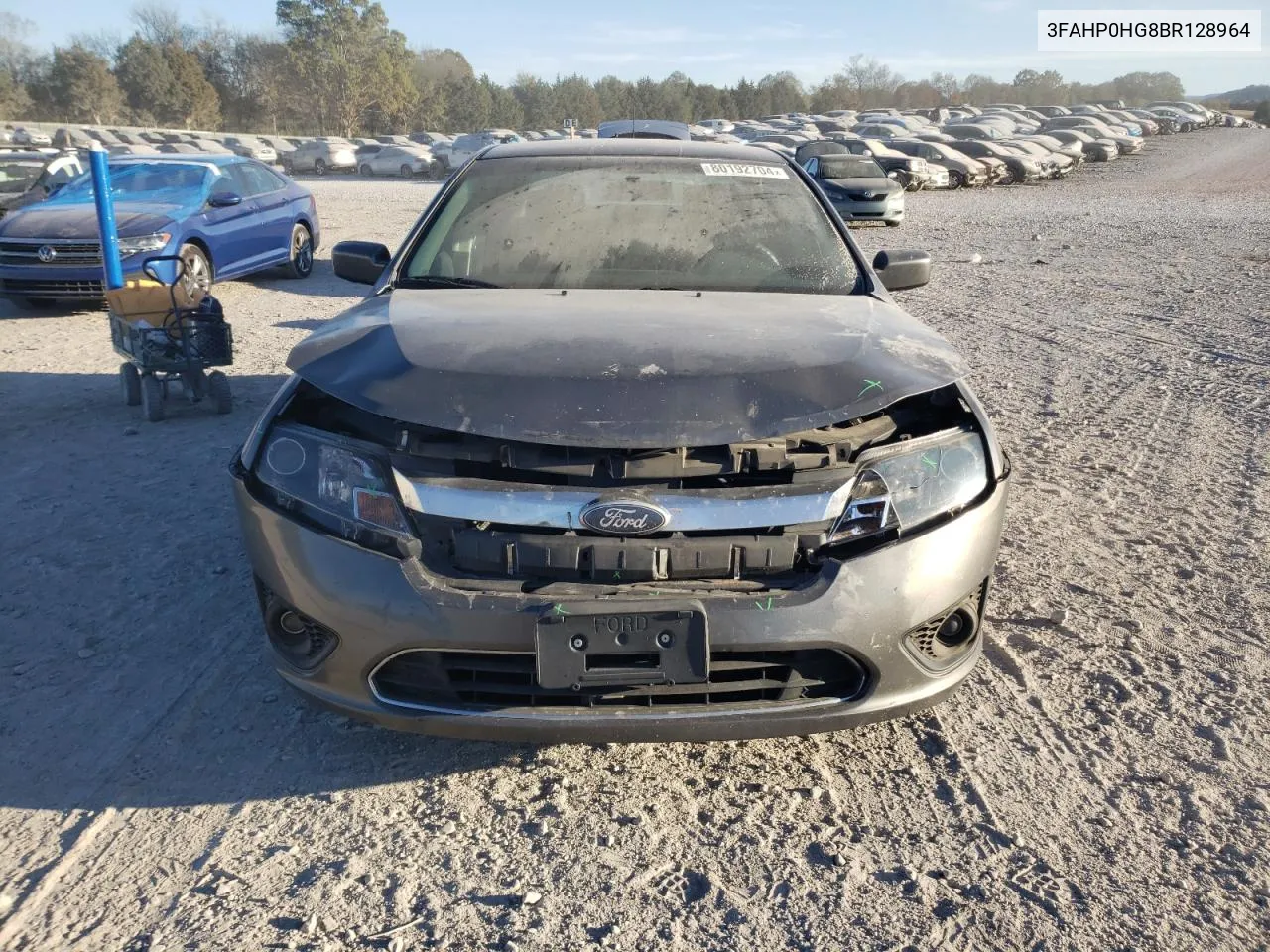 2011 Ford Fusion Se VIN: 3FAHP0HG8BR128964 Lot: 80192704