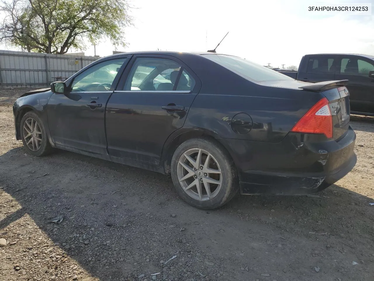 2012 Ford Fusion Se VIN: 3FAHP0HA3CR124253 Lot: 42002444