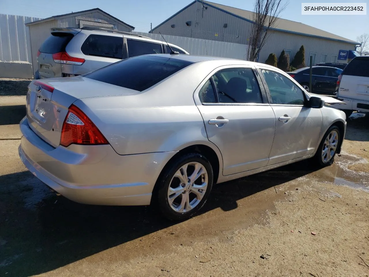 3FAHP0HA0CR223452 2012 Ford Fusion Se