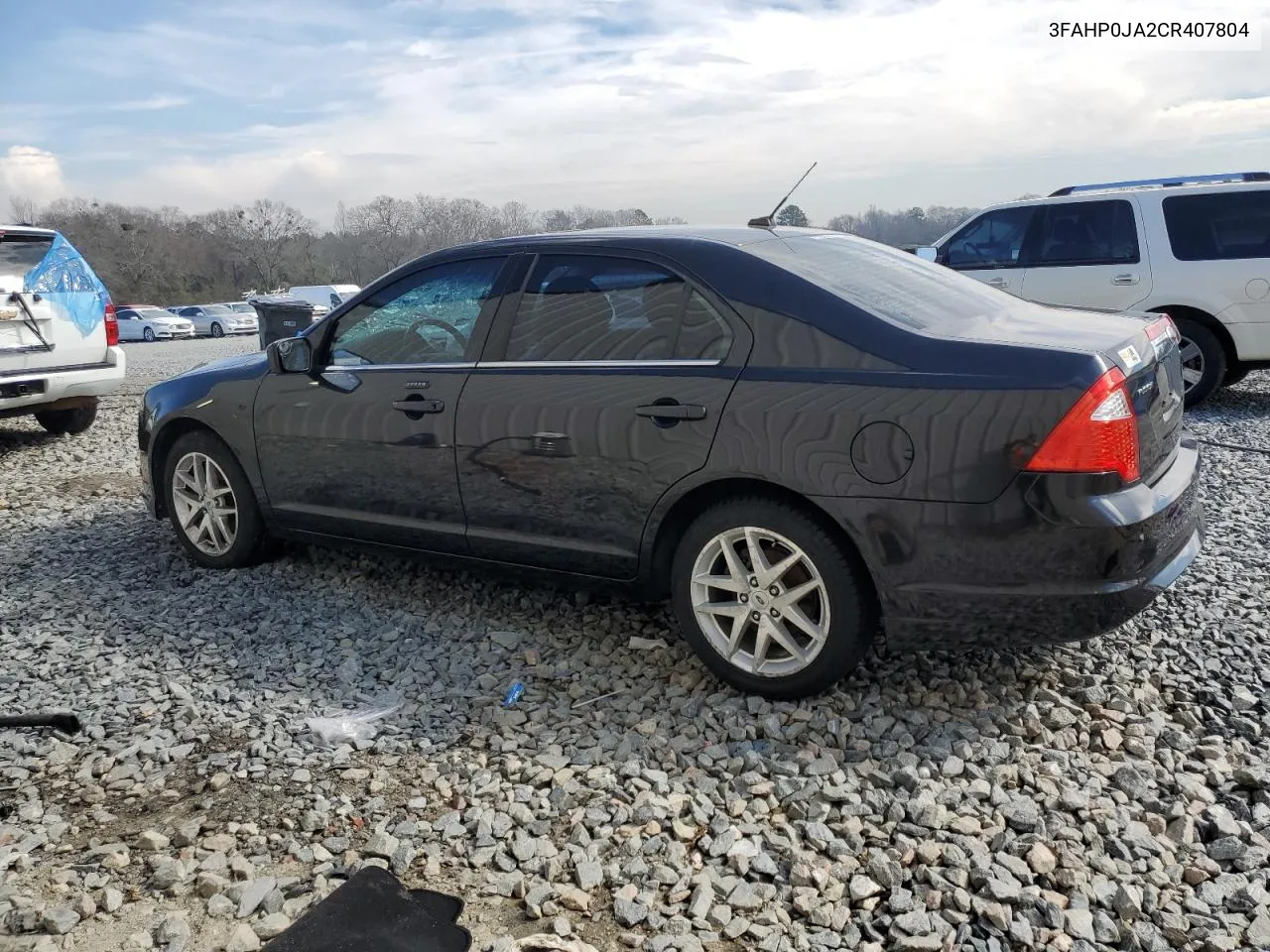 2012 Ford Fusion Sel VIN: 3FAHP0JA2CR407804 Lot: 43541004