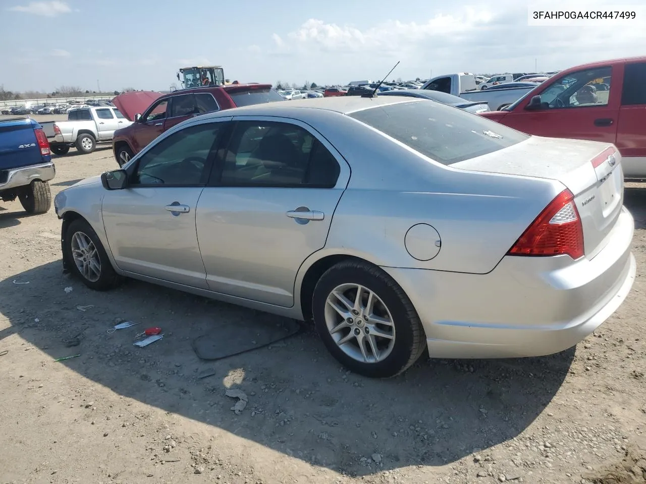 2012 Ford Fusion S VIN: 3FAHP0GA4CR447499 Lot: 46765434