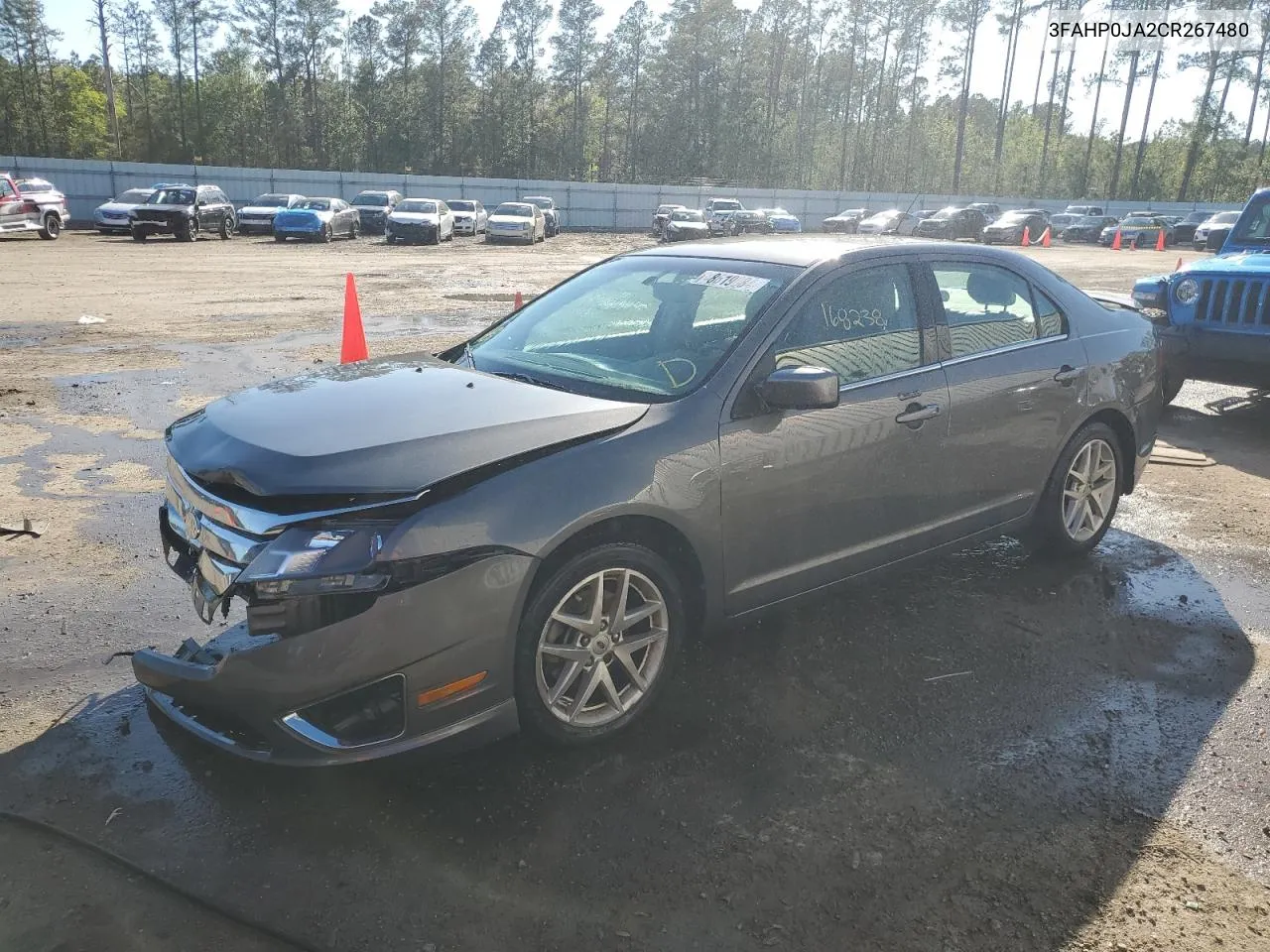 2012 Ford Fusion Sel VIN: 3FAHP0JA2CR267480 Lot: 48619684