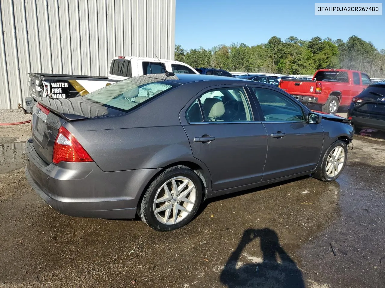 2012 Ford Fusion Sel VIN: 3FAHP0JA2CR267480 Lot: 48619684