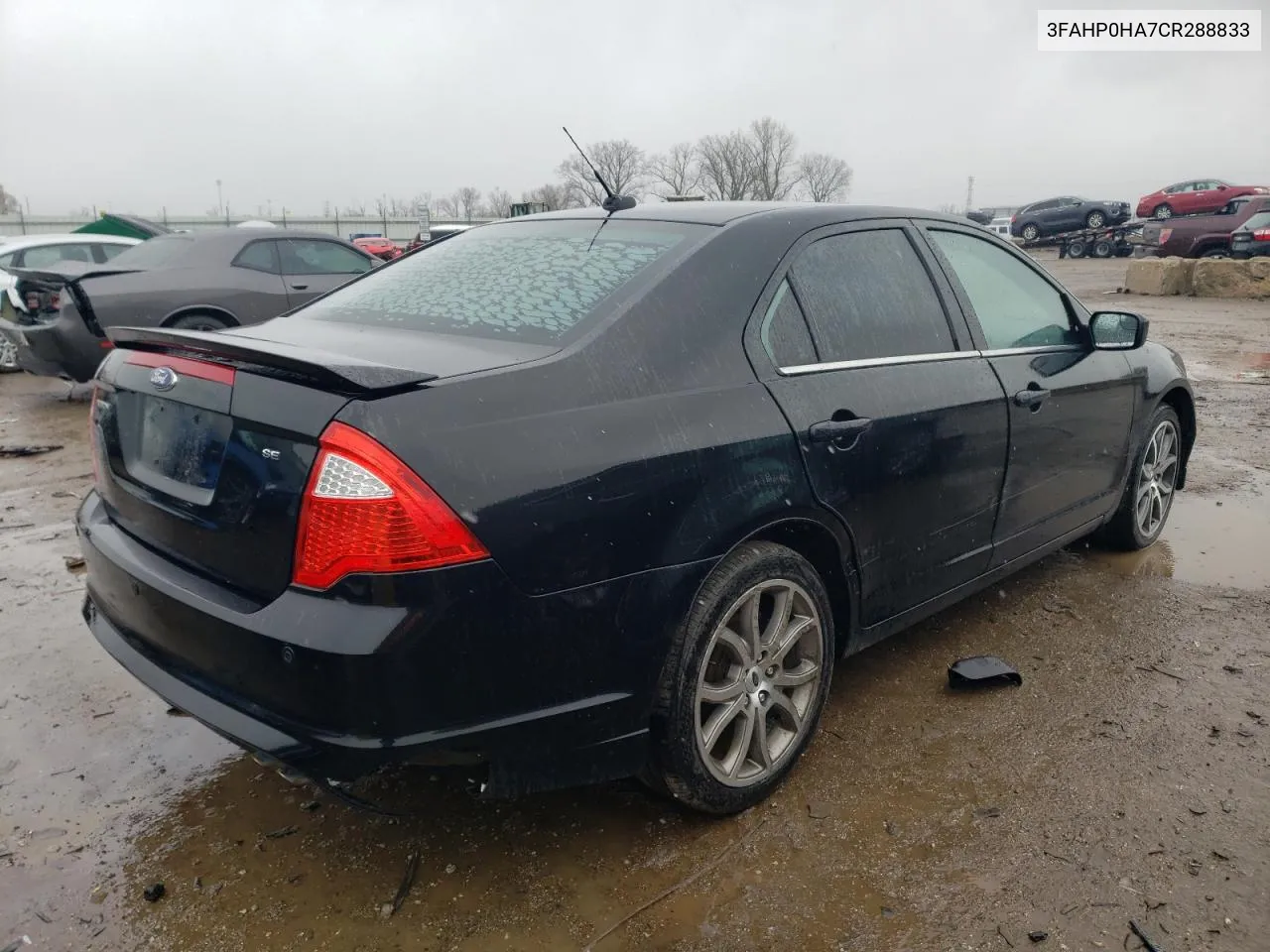 3FAHP0HA7CR288833 2012 Ford Fusion Se