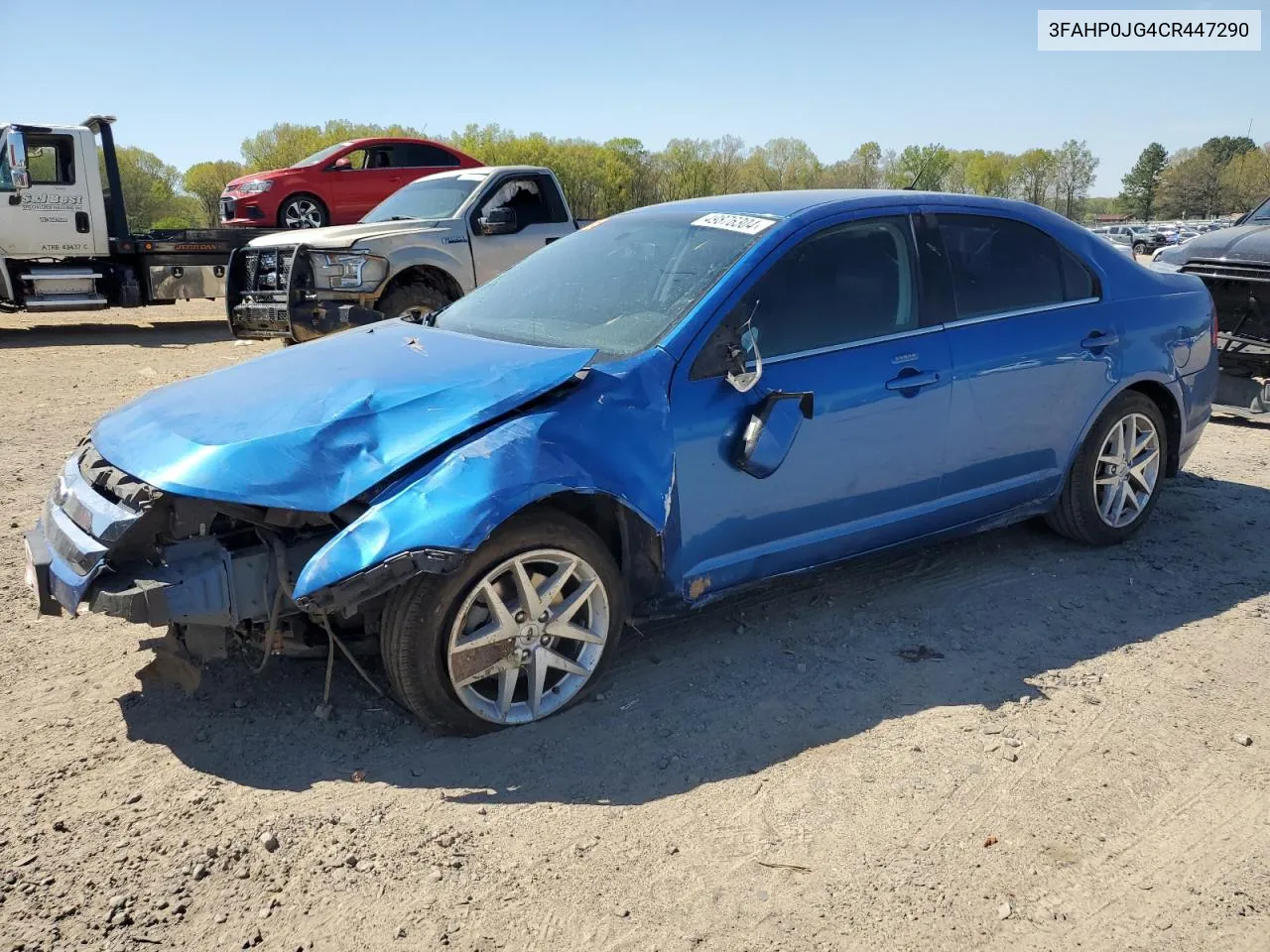 2012 Ford Fusion Sel VIN: 3FAHP0JG4CR447290 Lot: 49876304