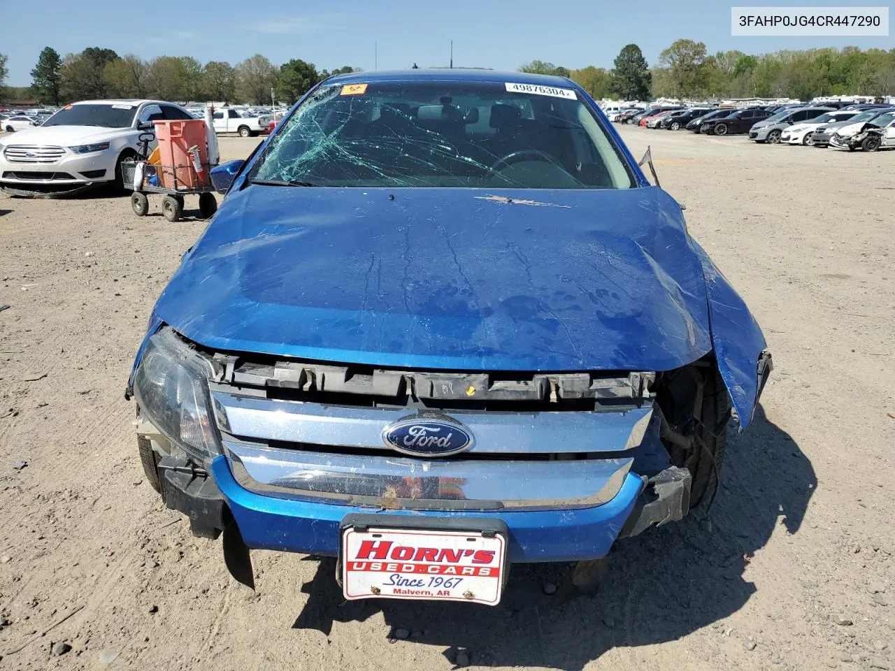 3FAHP0JG4CR447290 2012 Ford Fusion Sel